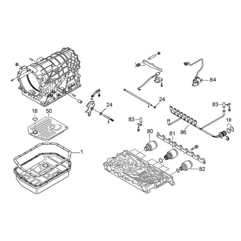 Caja de cambios automática ZF 5HP24