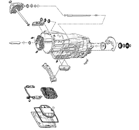 Caja de cambios automática ZF 8DT-80