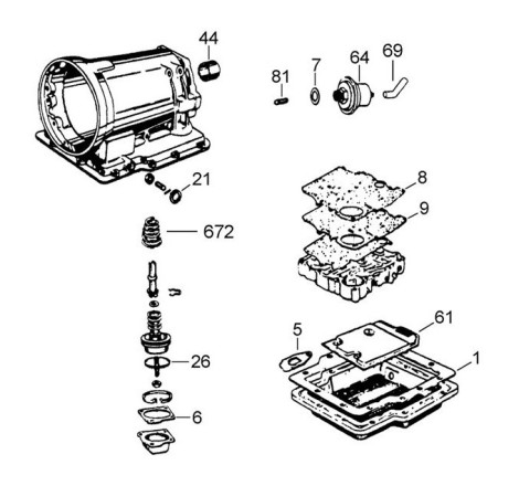 Caja de cambios automática GM THM-180