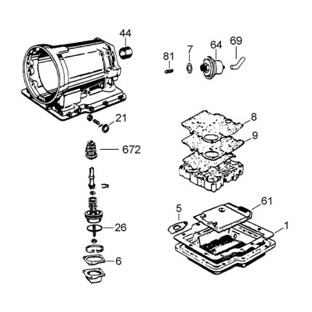 Caja de cambios automática GM THM-180