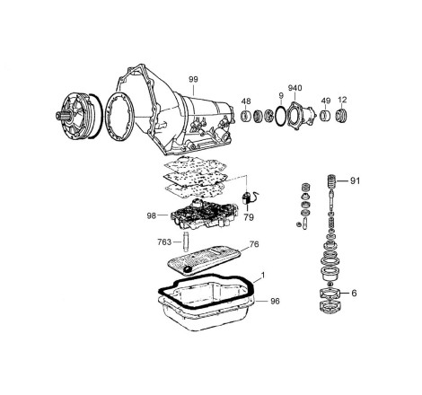 Caja de cambios automática GM Turbo Hydramatic THM-400