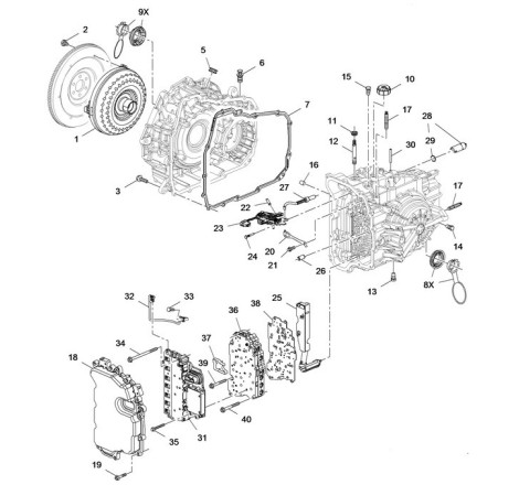 Caja de cambios automática GM 6T30