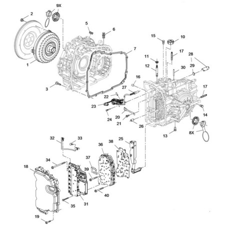 Caja de cambios automática GM 6T30