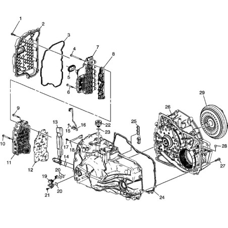 Caja de cambios automática GM 6T35