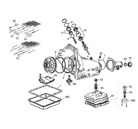 Caja de cambios automática GM 4L60-E (AR60)