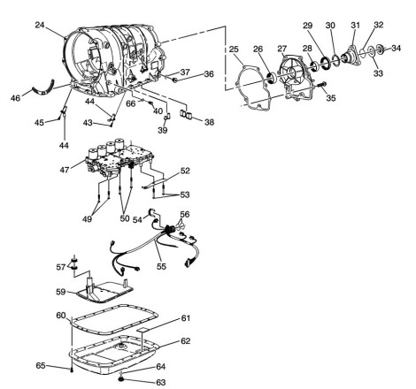 Caja de cambios automática GM 5L40