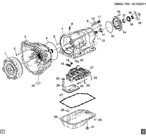 Caja de cambios automática GM 6L45