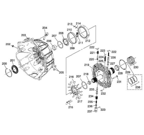 Caja de cambios automática GM 6L80