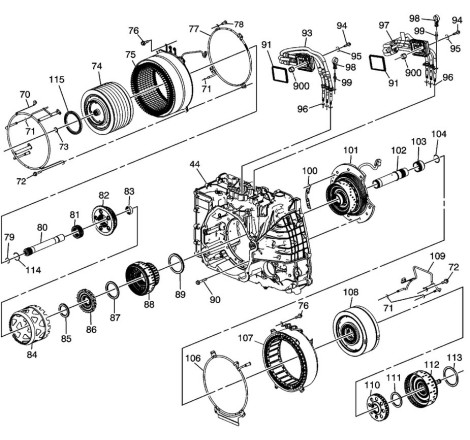 Caja de cambios automática GM 4ET50