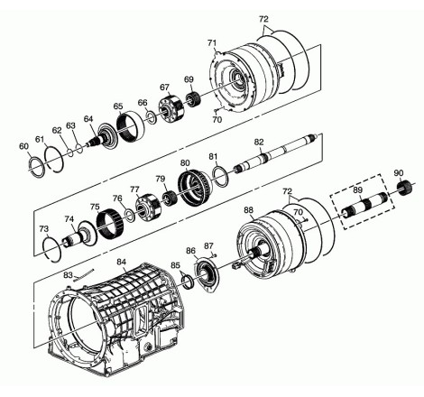 Caja de cambios automática GM GA7AHSCD AHS-C