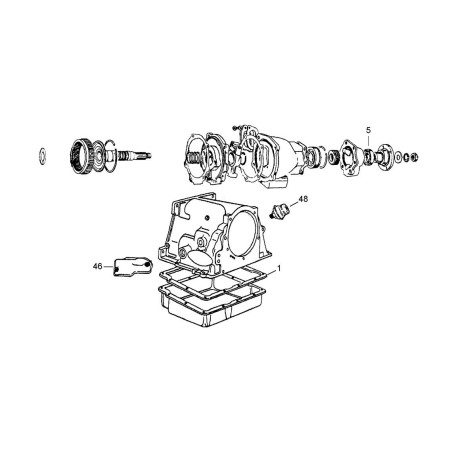 Caja de cambios automática Borg-Warner 12