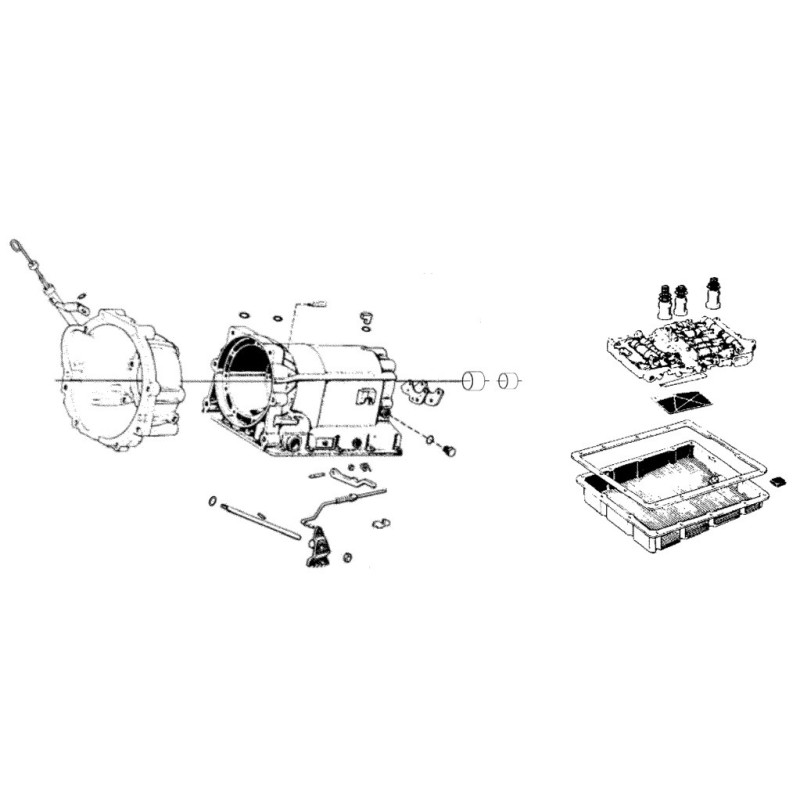 Caja de cambios automática Borg-Warner 55