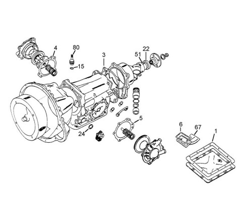 Caja de cambios automática Borg-Warner 65