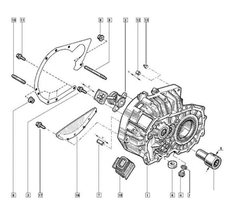 Caja de cambios automática Renault JH1 (Quickshift 5)