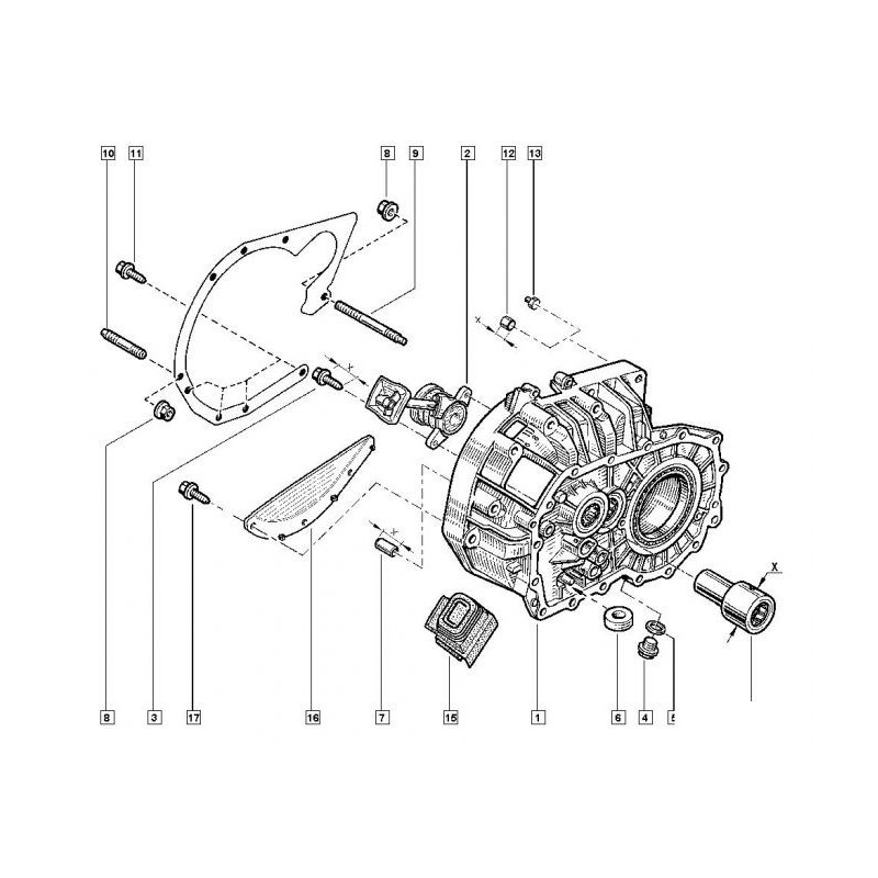 Caja de cambios automática Renault JH1 (Quickshift 5)