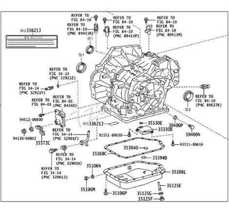 Caja de cambios automática Aisin Toyota K114 CVT