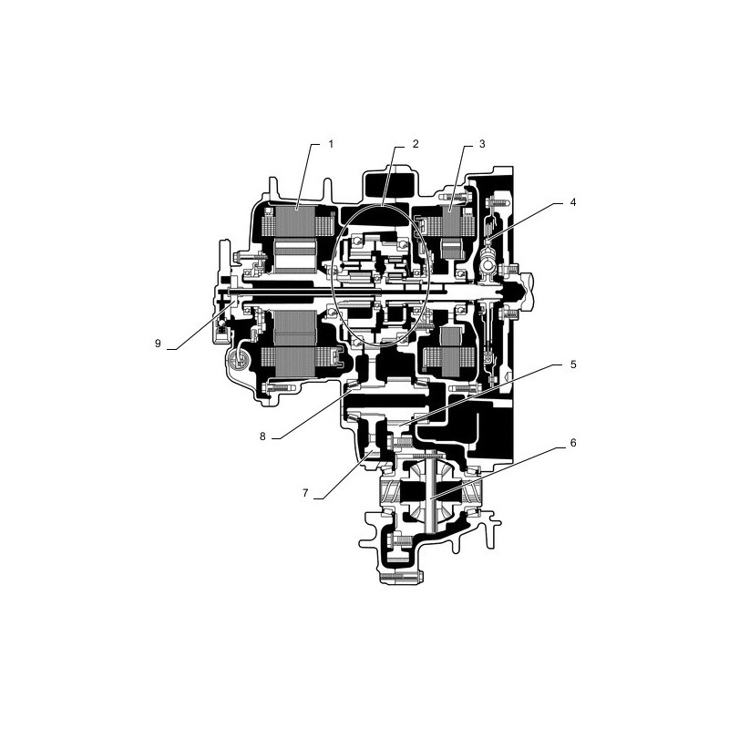 Caja de cambios automática Aisin Toyota P313 CVT