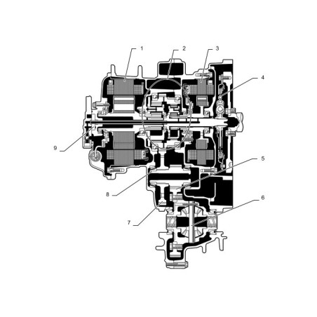 Caja de cambios automática Aisin Toyota P313 CVT