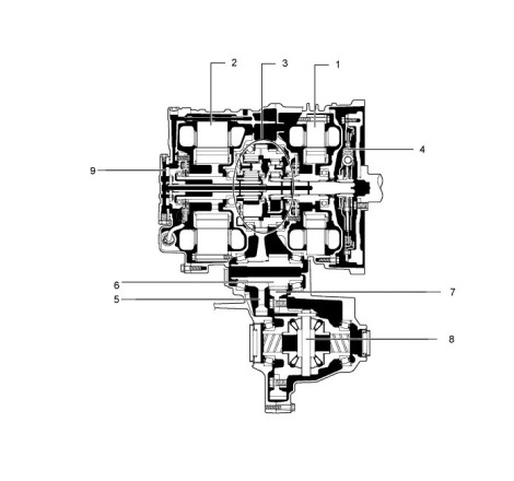 Caja de cambios automática Aisin Toyota P314 CVT