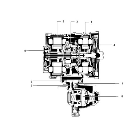 Caja de cambios automática Aisin Toyota P314 CVT