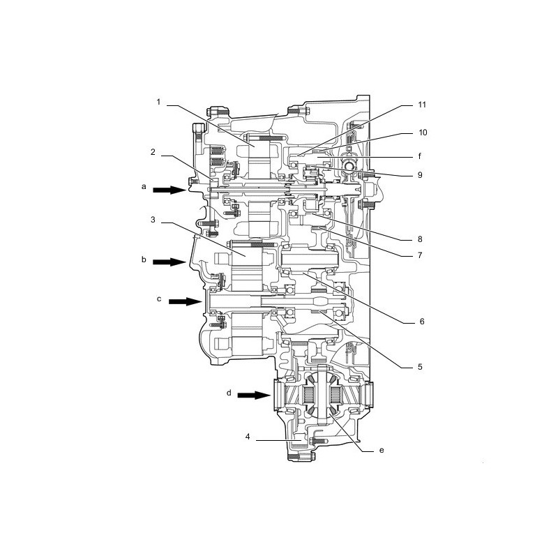 Caja de cambios automática Aisin Toyota P610 CVT