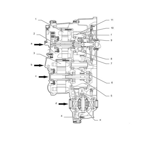 Caja de cambios automática Aisin Toyota P610 CVT