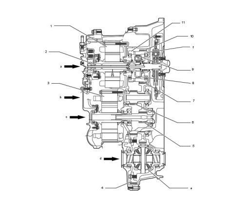 Caja de cambios automática Aisin Toyota P710 CVT