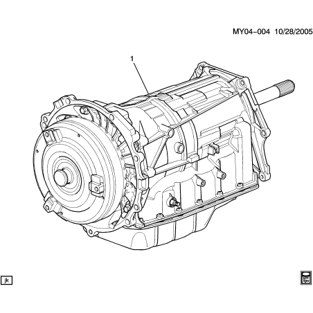 Caja de cambios automática GM 6L80