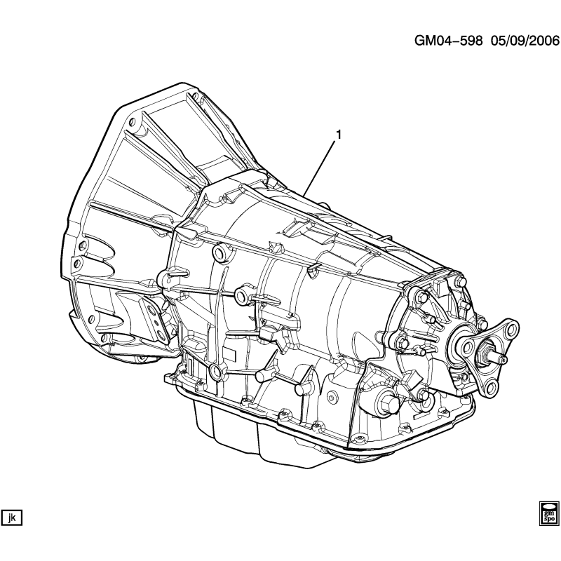 Caja de cambios automática GM 6L50-E