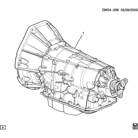 Caja de cambios automática GM 6L50-E