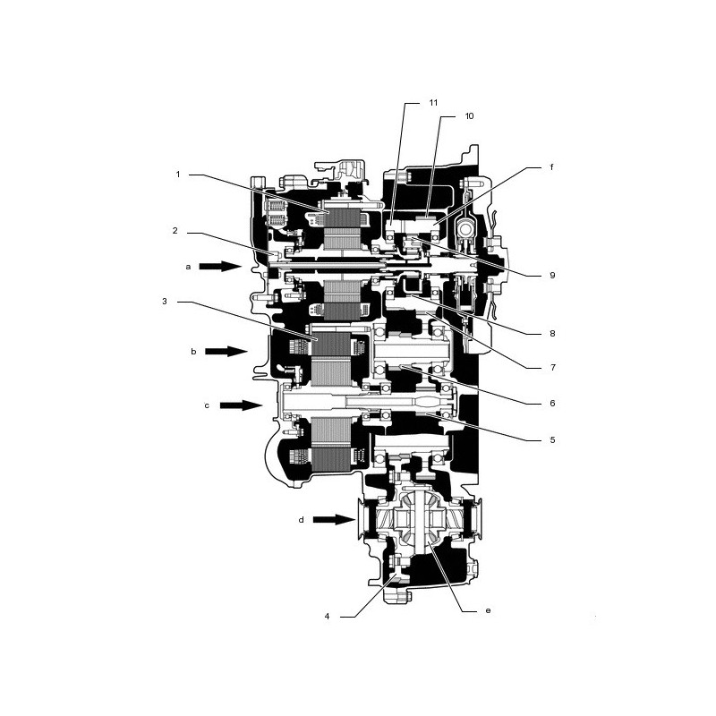 Caja de cambios automática Aisin Toyota P910 CVT