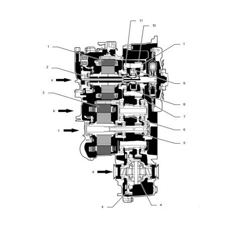 Caja de cambios automática Aisin Toyota P910 CVT