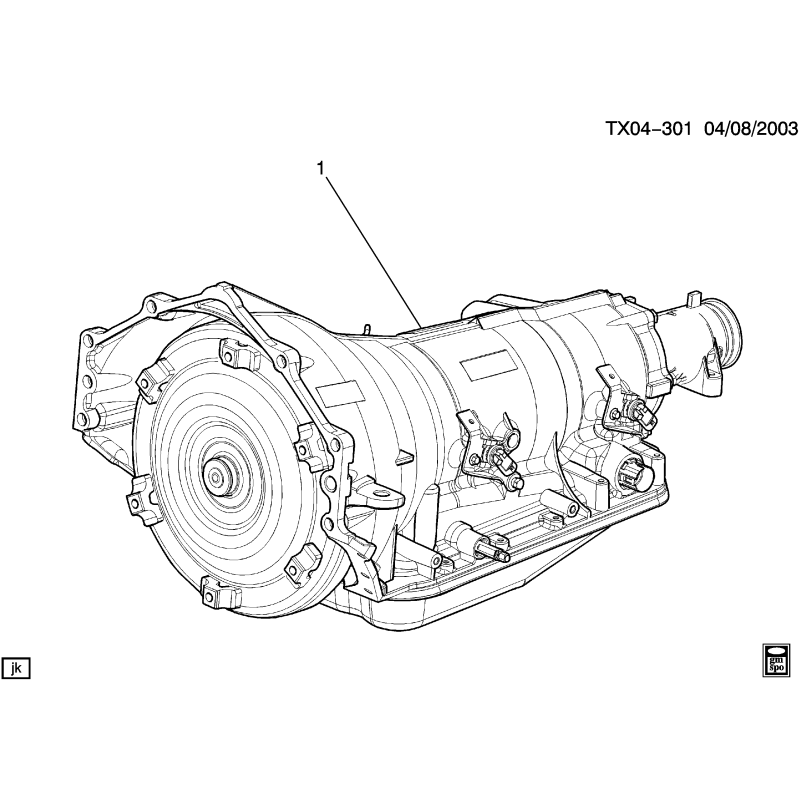 Caja de cambios automática GM 4L80-E