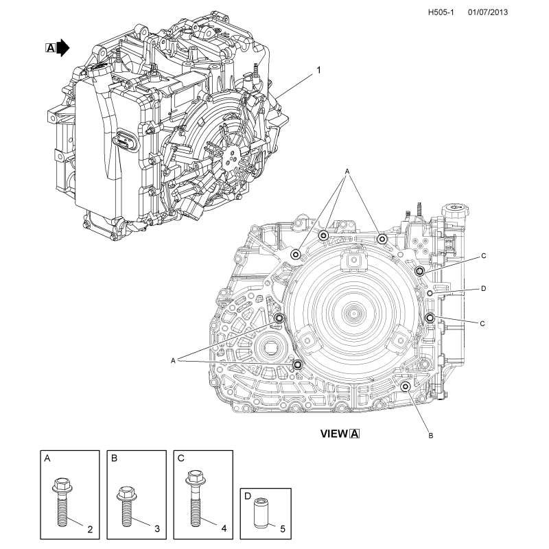 Caja de cambios automática GM 6T70