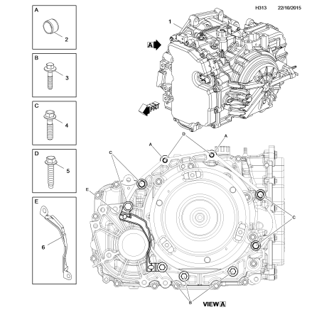 Caja de cambios automática GM 6T45