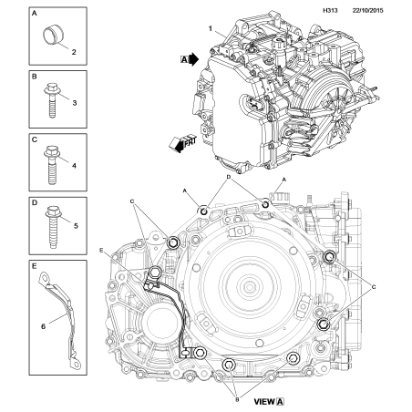 Caja de cambios automática GM 6T45