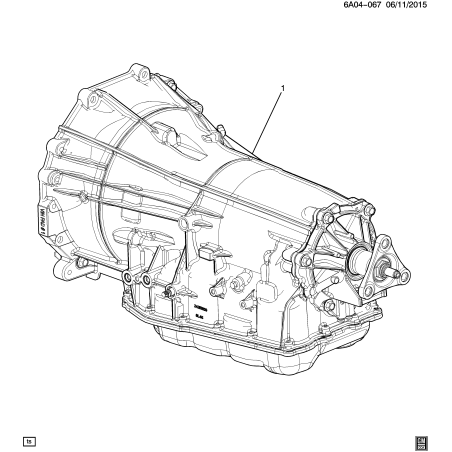 Caja de cambios automática GM 8L45