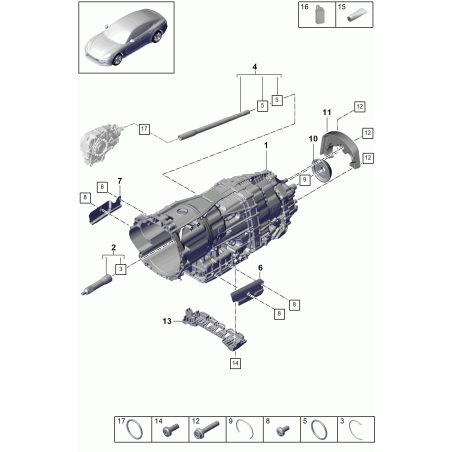 Caja de cambios automática ZF 8DT-80