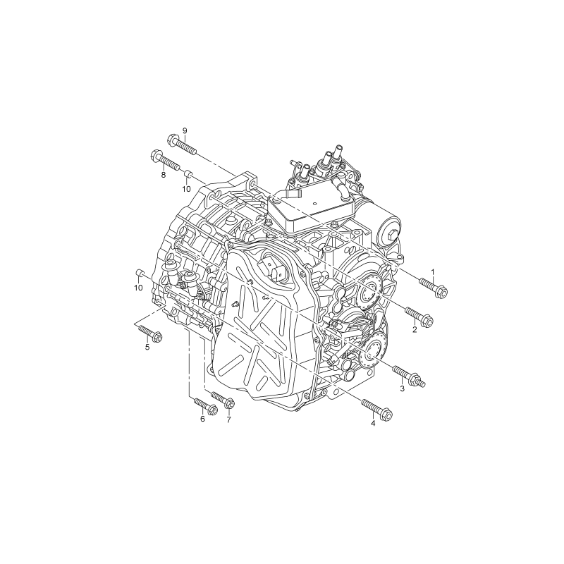 Caja de cambios automática VAG 0DD (DQ400)