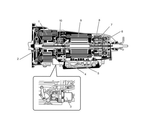 Caja de cambios automática Aisin Toyota L110 CVT